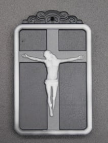 TAI CHI JASPER JESUS CAMEO PENDANT ROCK STONE LAPIDARY SPECIMEN