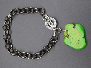 STONE BRACELET ROCK STONE LAPIDARY SPECIMEN