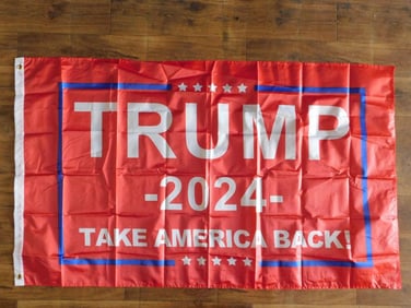 2024 TAKE AMERICA BACK DONALD TRUMP FLAG
