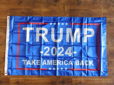 2024 TAKE AMERICA BACK DONALD TRUMP FLAG
