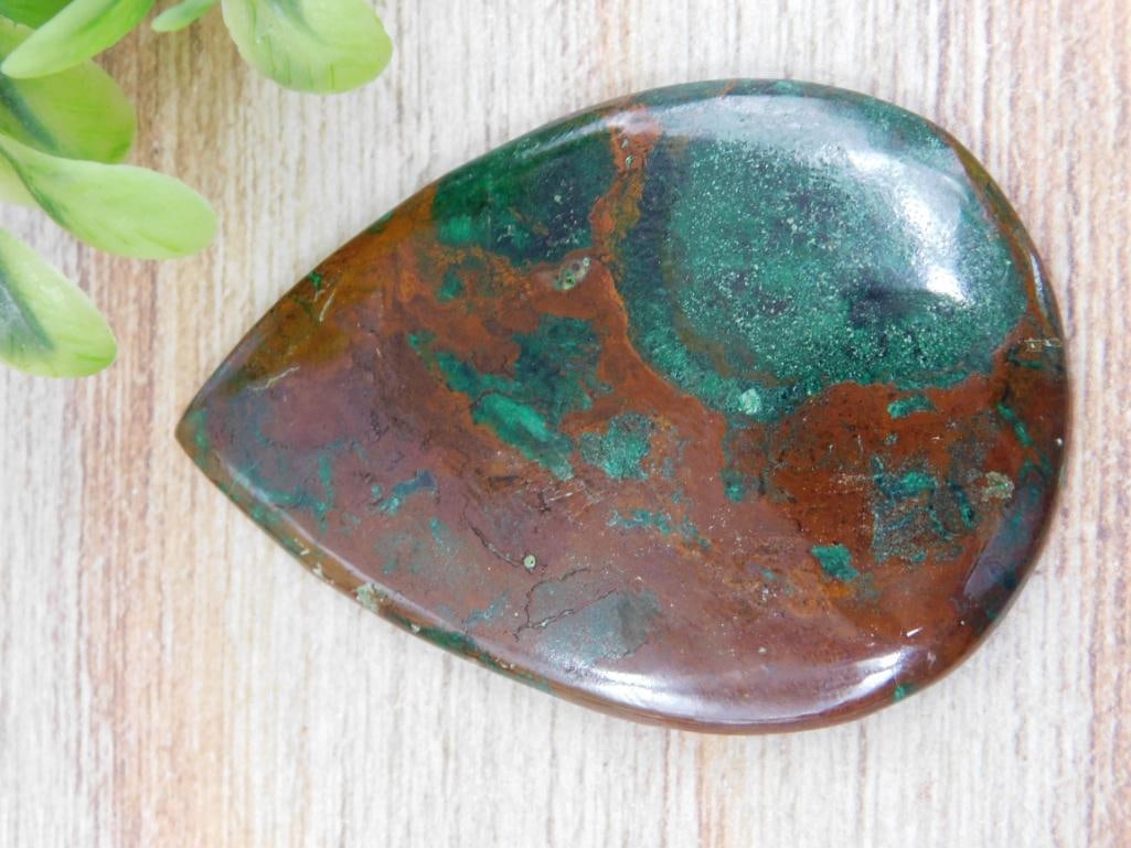 SANORA CHRYSOCOLLA CABOCHON ROCK STONE LAPIDARY SPECIMEN