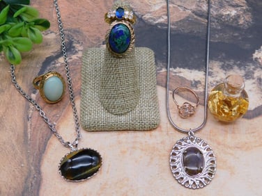 MIXED LOT ROCK STONE LAPIDARY SPECIMEN