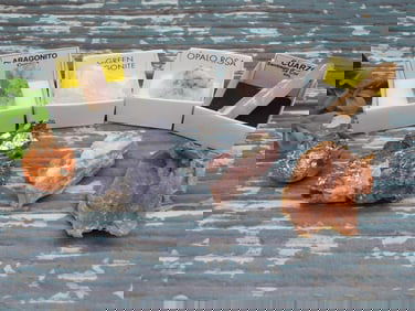 MIXED LOT ROCK STONE LAPIDARY SPECIMEN