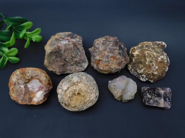 MIXED ROUGH ROCK STONE LAPIDARY SPECIMEN