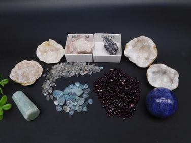 MIXED LOT ROCK STONE LAPIDARY SPECIMEN