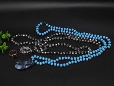 MIXED JEWELRY LOT ROCK STONE LAPIDARY SPECIMEN