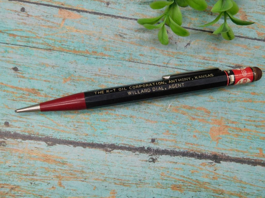 KENDALL OIL ADVERTISING MECHANICAL PENCIL VINTAGE ANTIQUE AUTOMOBILIA