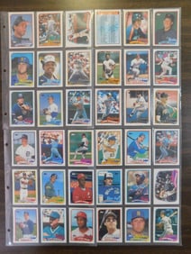 1980S ERA BASEBALL CARD ESTATE COLLECTION VINTAGE SPORTS MEMORABILIA