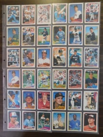 1980S ERA BASEBALL CARD ESTATE COLLECTION VINTAGE SPORTS MEMORABILIA