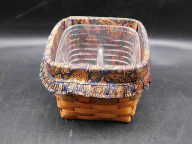 LONGABERGER WOVEN BASKET VINTAGE ANTIQUE