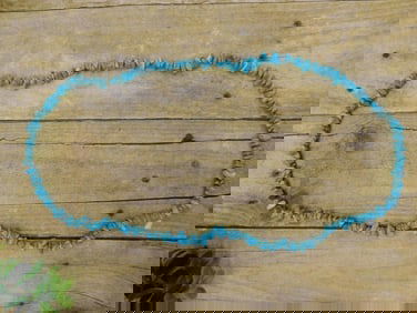 TURQUOISE NECKLACE ROCK STONE LAPIDARY SPECIMEN