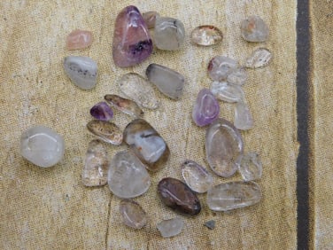 MIXED GEMSTONE LOT ROCK STONE LAPIDARY SPECIMEN