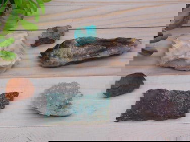 MIXED ROUGH LOT ROCK STONE LAPIDARY SPECIMEN