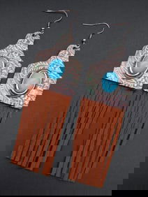 COSTUME JEWELRY FRINGE EARRINGS