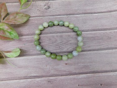 AVENTURINE Stretch Bracelet with Round Beads