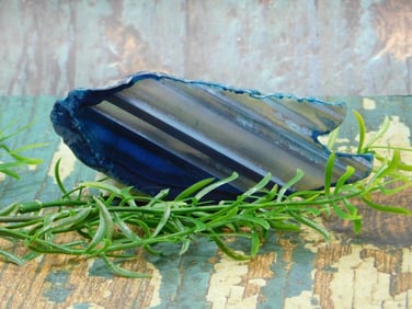 AGATE SLICE ROCK STONE LAPIDARY SPECIMEN