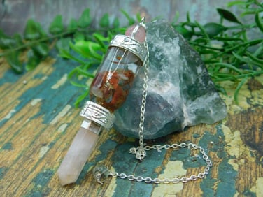 MIXED STONE PENDULUM ROCK STONE LAPIDARY SPECIMEN