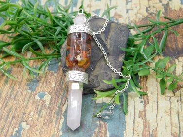 MIXED STONE PENDULUM ROCK STONE LAPIDARY SPECIMEN