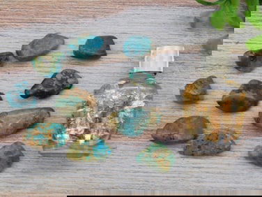 MIXED LOT ROCK STONE LAPIDARY SPECIMEN