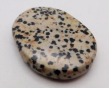 DALMATION CABOCHON ROCK STONE LAPIDARY SPECIMEN