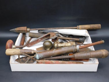 MIXED TOOL LOT VINTAGE ANTIQUE