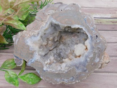 Natural Geode Mineral Specimen with Crystal Formation