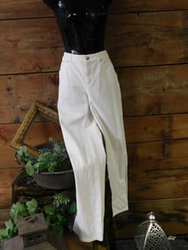 Escada White Pants - Cotton Blend - Women's Size