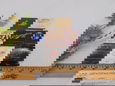 Collection of Vintage Matchbooks from Various Businesses