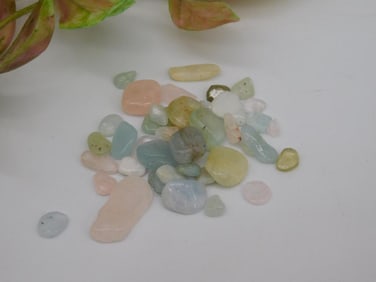 Assorted Polished Gemstones, Approximately 12 Grams ROCK STONE LAPIDARY SPECIMEN