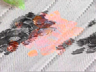 Lot of Polished Red-Brown Gemstones, 12 Grams