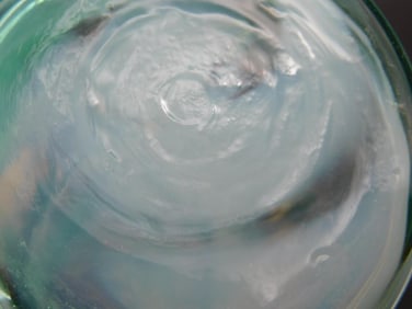 Swirled Glass Souvenir DECANTER with Stopper