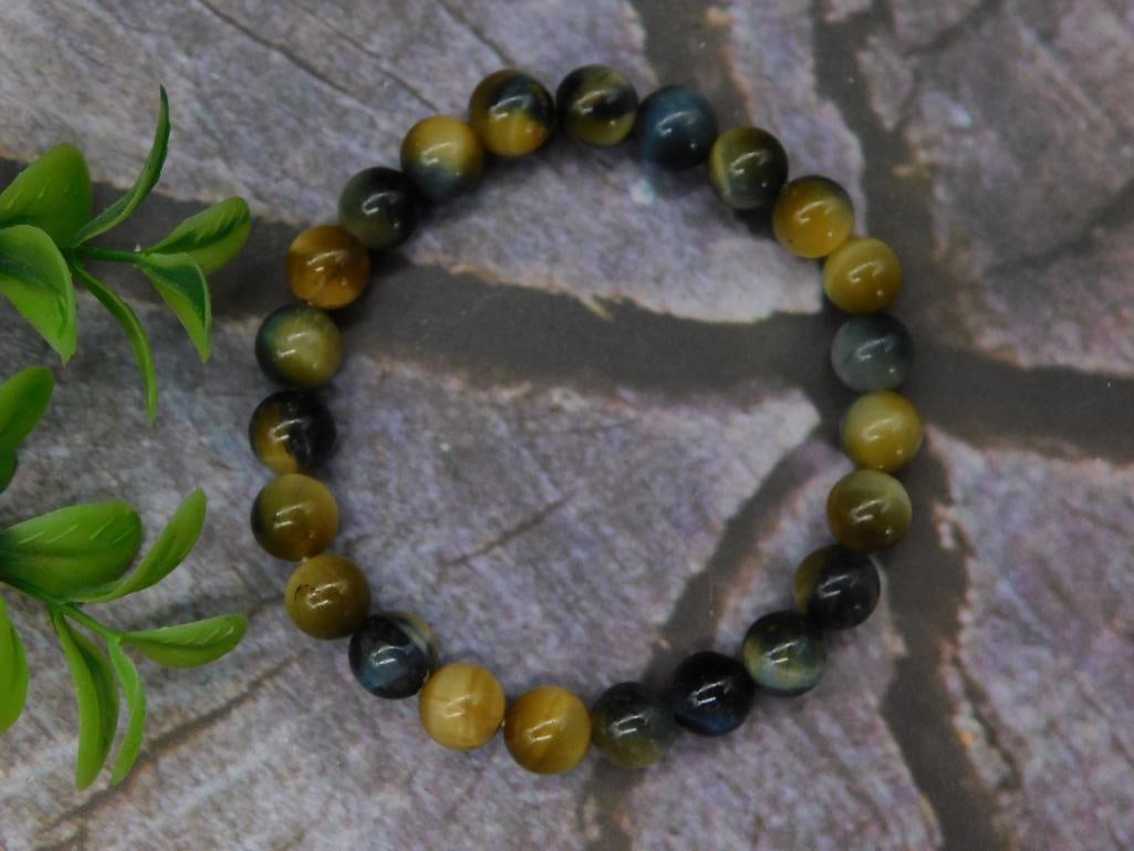 Bead Stretch Bracelet Rock Stone Lapidary Specimen: Bead Stretch Bracelet Rock Stone Lapidary Specimen