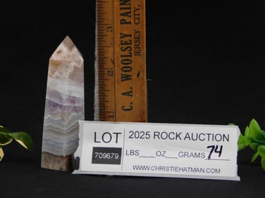 Banded Agate Tower Point Rock Stone Lapidary Specimen