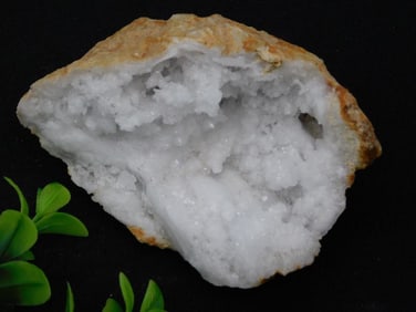 Geode with Crystalline Interior Rock Stone Lapidary Specimen