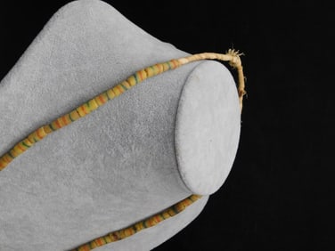 African Trade Bead Necklace Rock Stone Lapidary Specimen