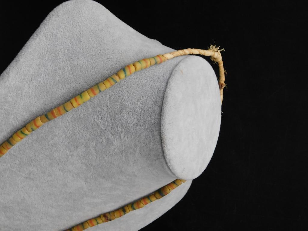 African Trade Bead Necklace Rock Stone Lapidary Specimen: African Trade Bead Necklace Rock Stone Lapidary Specimen