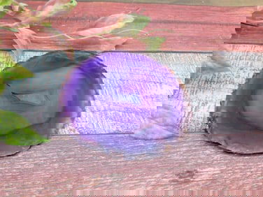 Purple Agate Slice Rock Stone Lapidary Specimen