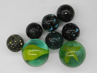 VINTAGE GLASS MARBLES