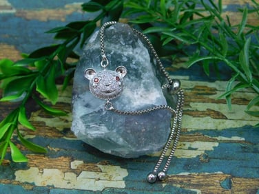 GENUINE STONE ADJUSTABLE BRACELET ROCK STONE LAPIDARY SPECIMEN