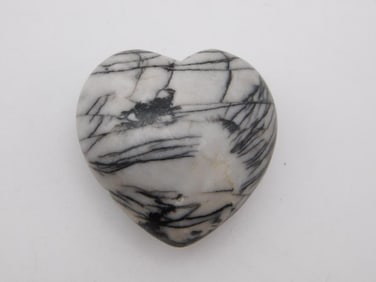 ZEBRA ROCK HEART ROCK STONE LAPIDARY SPECIMEN
