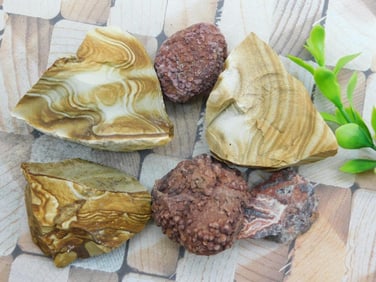 MIXED LOT ROCK STONE LAPIDARY SPECIMEN