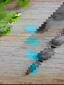 STERLING SILVER PENDANT ROCK STONE LAPIDARY SPECIMEN