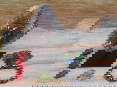 MIXED LOT ROCK STONE LAPIDARY SPECIMEN