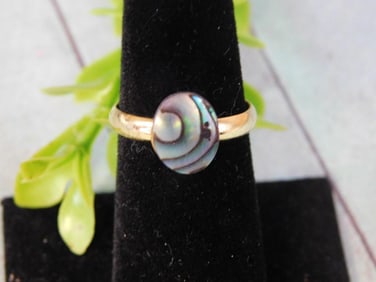 GENUINE STONE RING ROCK STONE LAPIDARY SPECIMEN