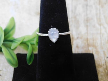 STERLING SILVER RING SIZE 6 ROCK STONE LAPIDARY SPECIMEN