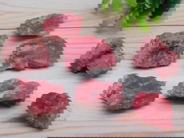 GEM RHODONITE ROCK STONE LAPIDARY SPECIMEN