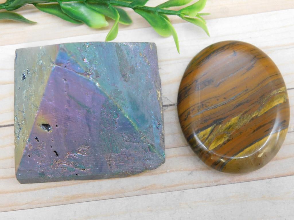 MIXED LOT ROCK STONE LAPIDARY SPECIMEN: MIXED LOT ROCK STONE LAPIDARY SPECIMEN