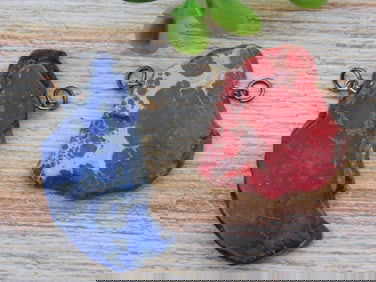 IMPRESSION JASPER PENDANTS ROCK STONE LAPIDARY SPECIMEN