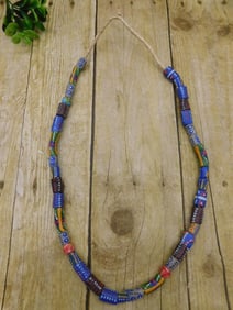 AFRICAN TRADE BEADS ROCK STONE LAPIDARY SPECIMEN