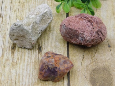 MIXED ROUGH LOT ROCK STONE LAPIDARY SPECIMEN